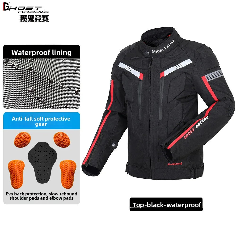 Waterproof Motorcycle Jacket Pant Suit Cold-proof Motorbike Jacket — main product photo