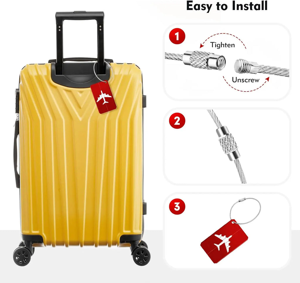 Aluminum Alloy Travel Luggage Tag — product photo 3 of 6