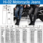 Motorcycle woman Blue Jeans offroad riding pants Black — product photo 2 of 5