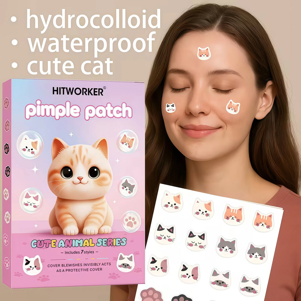 Cute Cat 7 Designs Acne Patches for Women — product photo 2 of 5