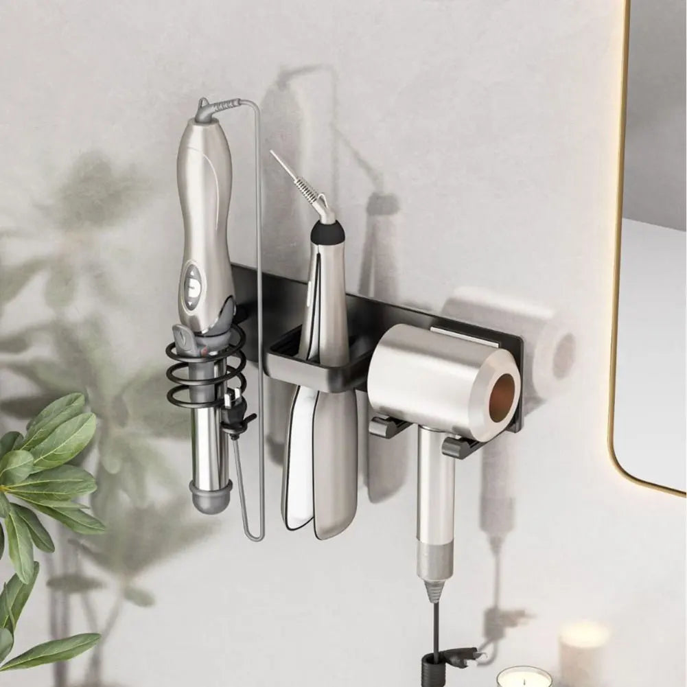 Hair Dryer Stand Electric Hair Dryer Wall Shelf — product photo 2 of 6