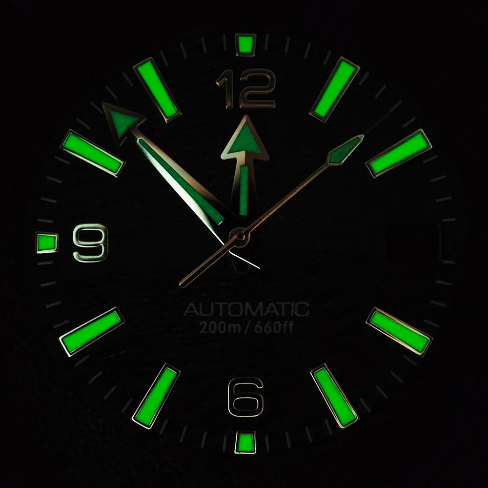 NH35 28.5mm Dial Green Luminous New Style Sea — product photo 6 of 6
