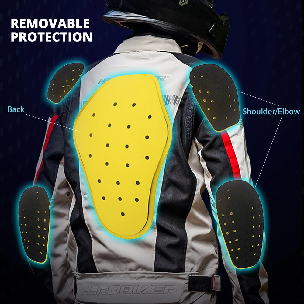 Winter Waterproof Motorcycle Jacket Windproof Moto Protection Motorbike — product photo 4 of 4