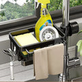 Space Aluminum Kitchen Sink Drain Rack Bathroom Organizer — main product photo