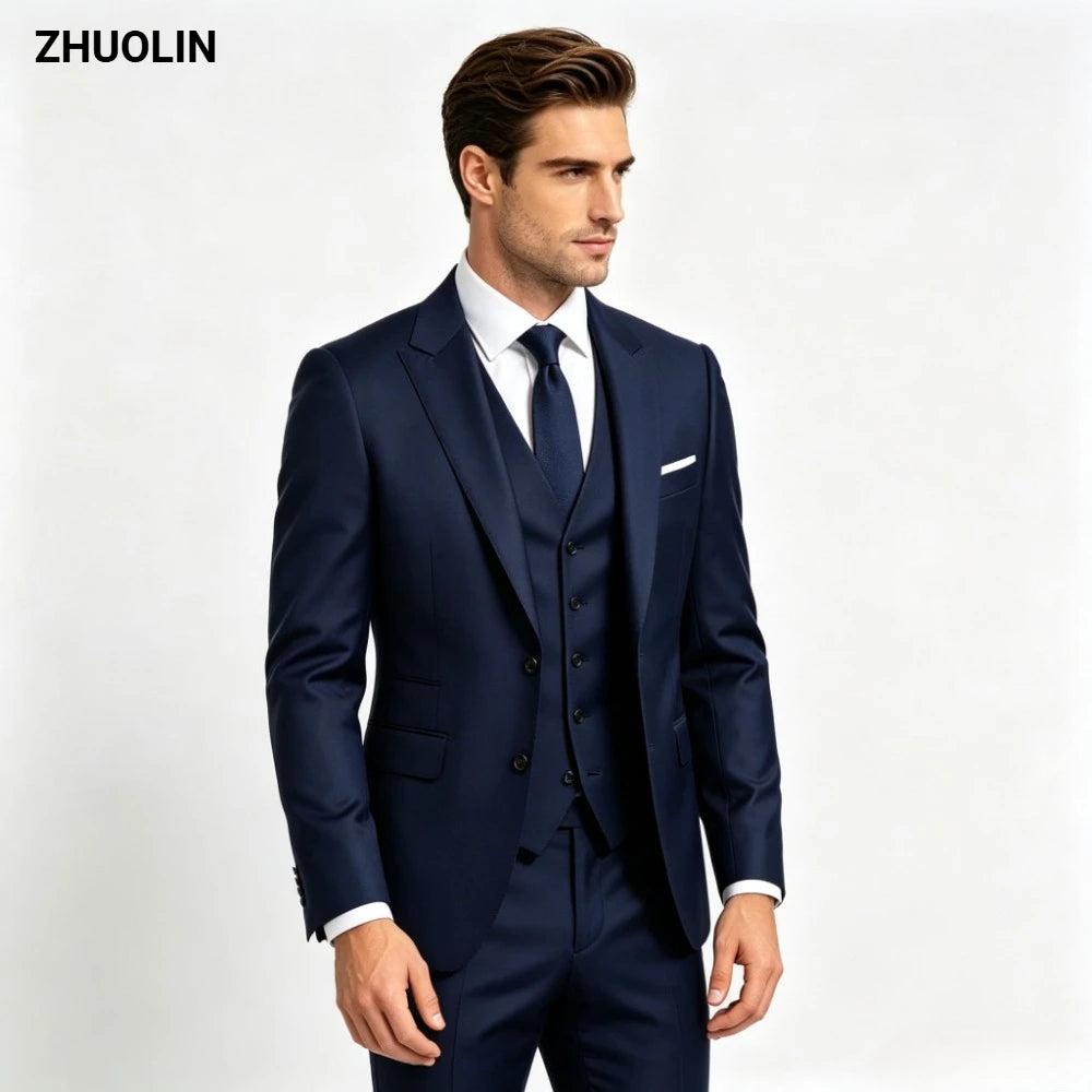 Elegant Suit For Men Wedding 3 Pieces 2 — main product photo