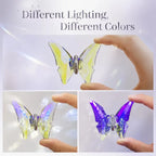 K9 Crystal Butterfly Pendant 1/2/3/5PCS Colorful High Transparency — product photo 3 of 6