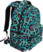School Start! Blue Leopard Print Backpack — product photo 6 of 6