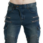 Men's Fashion Motorcycle Jeans Outdoor Riding Rider Black — product photo 6 of 6