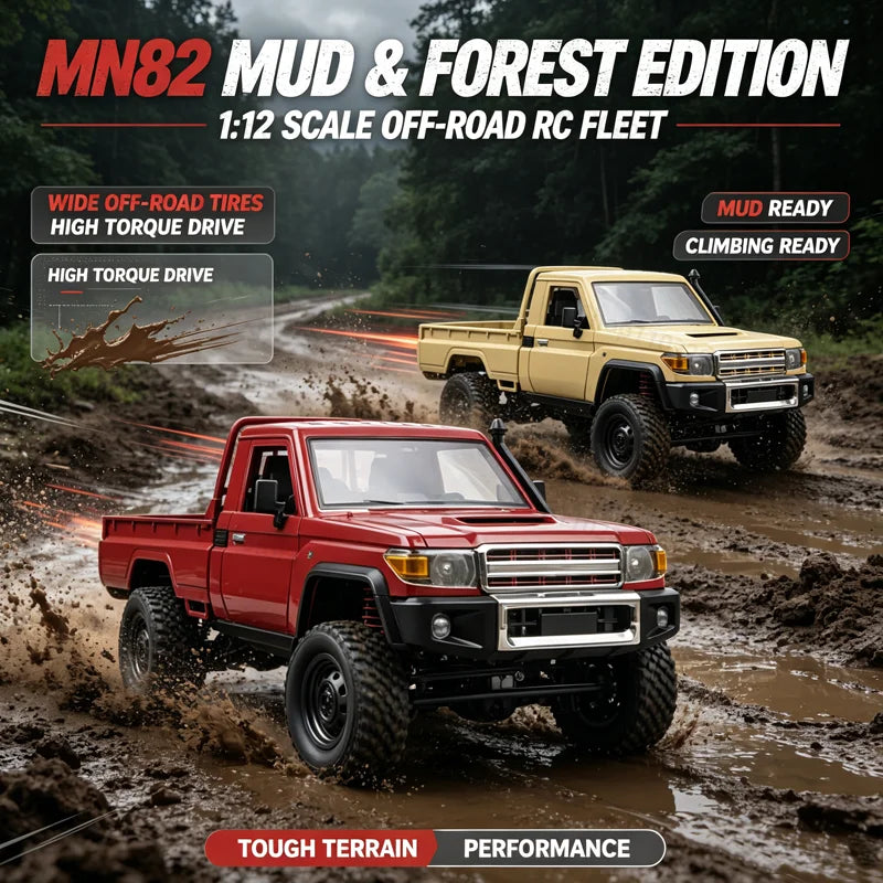 MN82 1: 12 Scale 4WD RC Pickup Truck 2.4G — main product photo