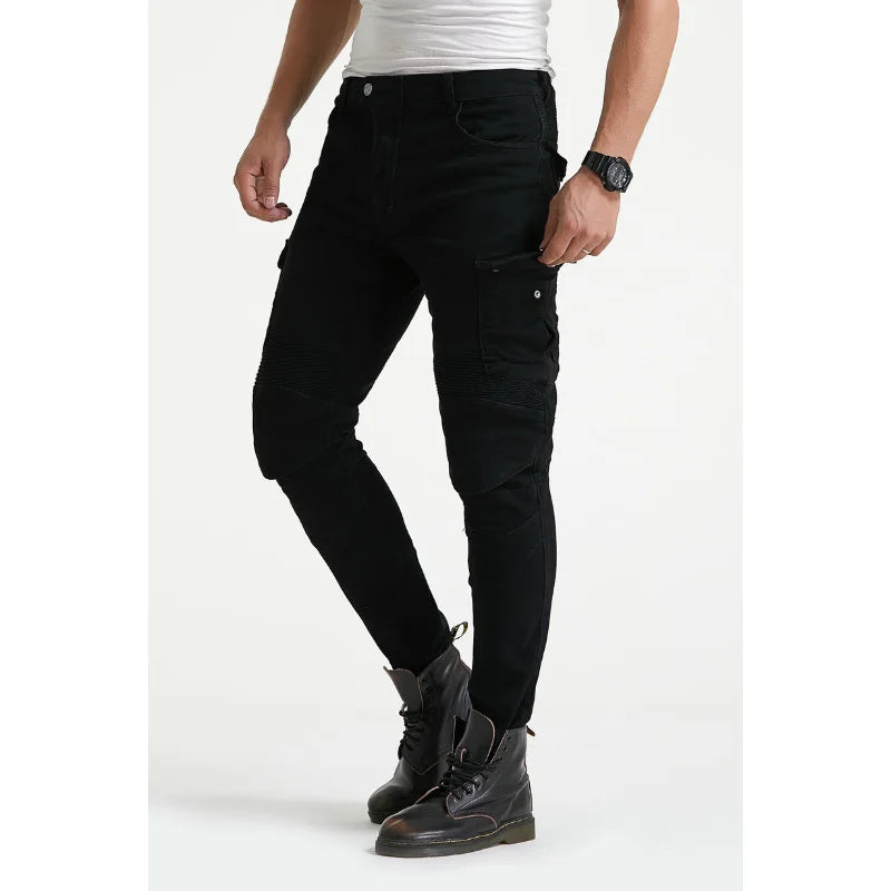 Men CE Certified Anti-Fall Motorcycle Riding Pants Protective — product photo 3 of 6