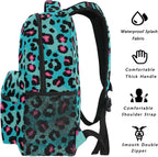 School Start! Blue Leopard Print Backpack — product photo 3 of 6