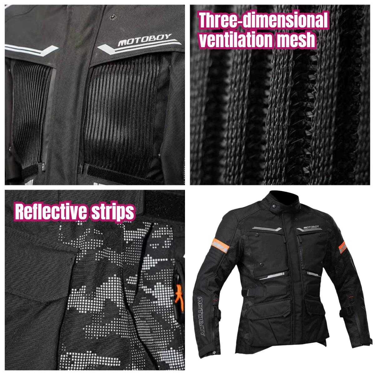 Warm Waterproof Motorcycle Jacket Pants for Men — product photo 6 of 6