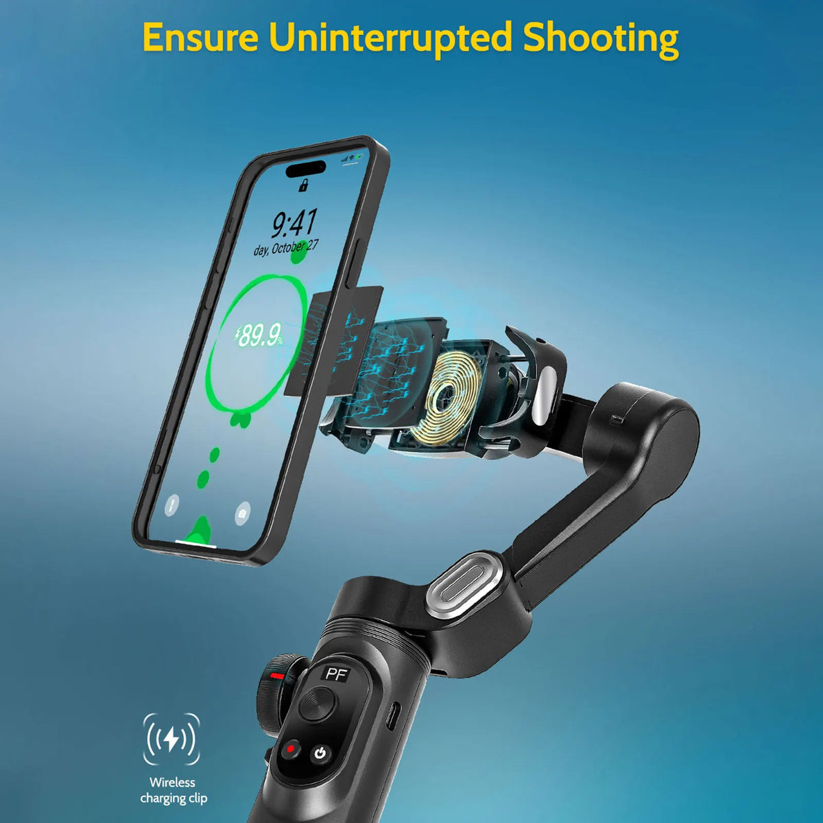 AOCHUAN Smart XPro Smartphone 3 Axis Gimbal Stabilizer — product photo 3 of 6