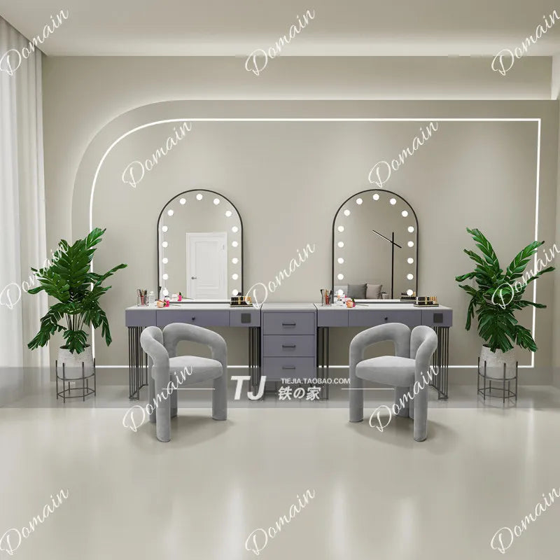 Premium studio professional vanity table with lamp — product photo 5 of 6