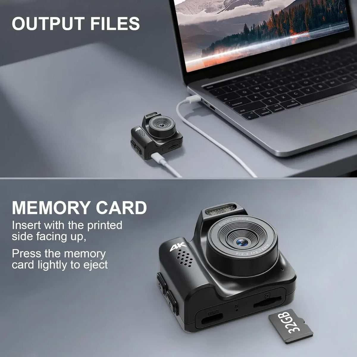Mini Keychain Camera 4K HD Retro Digital Camera — product photo 4 of 6