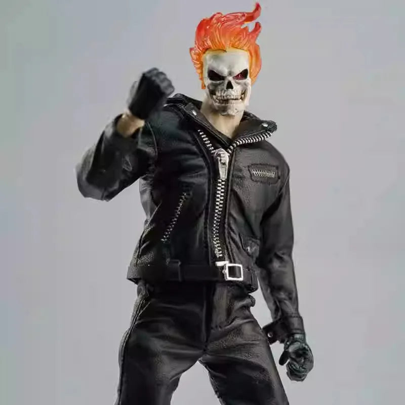 1: 12 Punk Biker Outfit Leather Jacket Pants Clothing — product photo 4 of 6