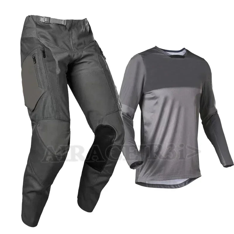Motorcycle Downhill Combo Zip Pocket Protective Suit Motocross — product photo 2 of 5