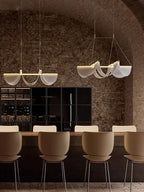 Sea Wave Modern Art Dining Room Ceiling Chandeliers — product photo 2 of 6