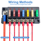 4/6Way Fuse Block 12V Blade Fuse Box Holder — product photo 4 of 6