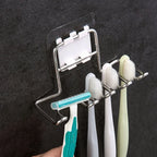 Stainless Steel Toothbrush Holder For Wall Mounted Bathroom — product photo 2 of 6
