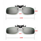 Car Night Safety Driving Glasses Clip on Sunglasses — product photo 6 of 6