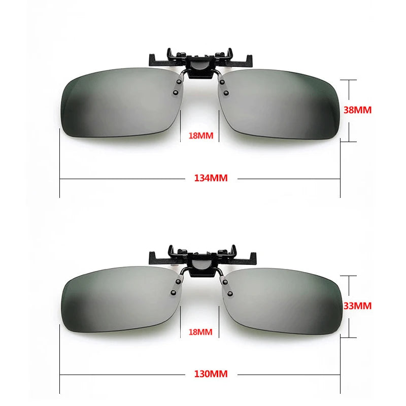 Car Night Safety Driving Glasses Clip on Sunglasses — product photo 6 of 6