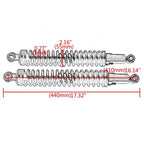 1 Pair Motorcycle Parts Aluminum Alloy 400MM Shock — product photo 6 of 6