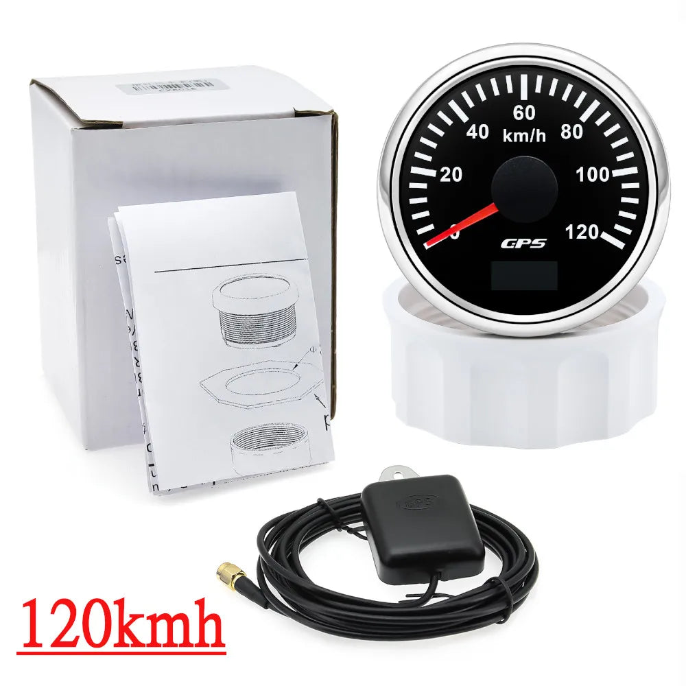 Waterproof 52MM GPS Speedometer 200km/h 120km/h 60 km/h — product photo 6 of 6