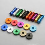 1Pc Colorful Decorative Wall Hanger Metal Aluminum Drilling — product photo 5 of 6