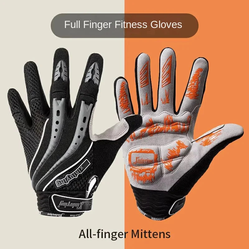 Weightlifting Full-finger Fitness Glove Crossfit Non-slip Motorcycle — product photo 2 of 6
