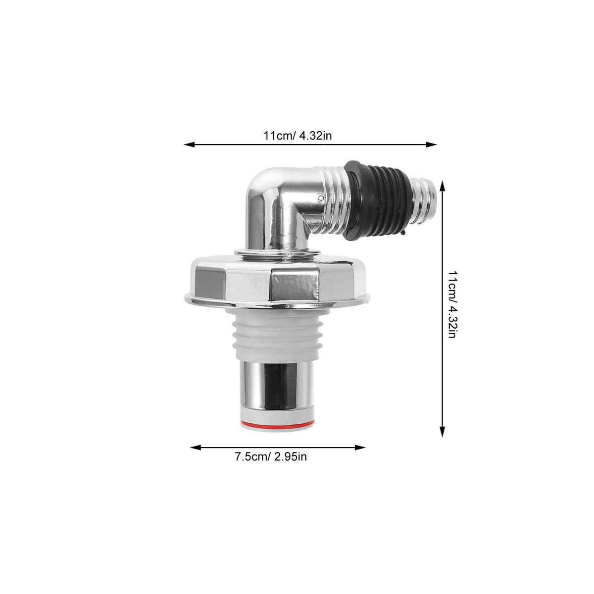Washing Machine Drain Hose Connector Elbow Adapter Drain — product photo 2 of 6