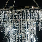 Wrought iron branch acrylic beaded chandelier wedding branch — product photo 2 of 6