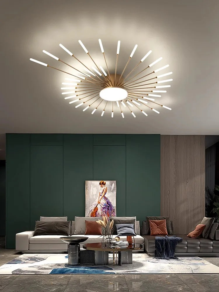 Creativity Firework Led Ceiling Lights Modern Simple Living — main product photo