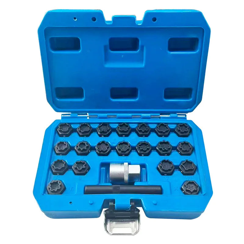 22Pcs Wheel Lock Nut Socket Set Anti-Theft Lug — main product photo