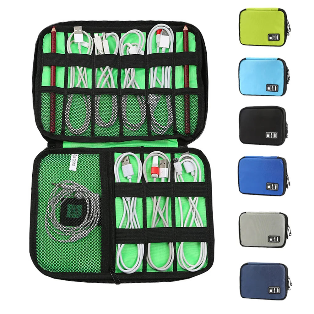 Portable Digital Storage Bag Travel Charger Cable Organizer — product photo 2 of 6