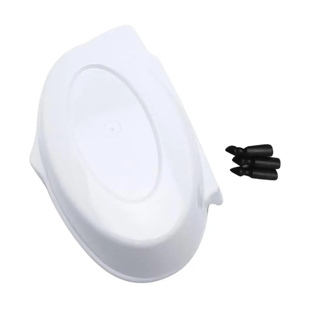 White ABS Plastic Motorbike Battery Side Cover for — product photo 2 of 4