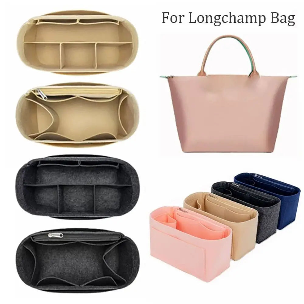 For Longchamp High-quality Felt Handbag Insert Bag Bag — main product photo