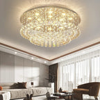 Led Crystal Ceiling Chandelier Rectangular Living Room Light — product photo 2 of 6