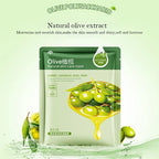 10pcs Natural Plant Facial Mask Moisturizing Oil Control