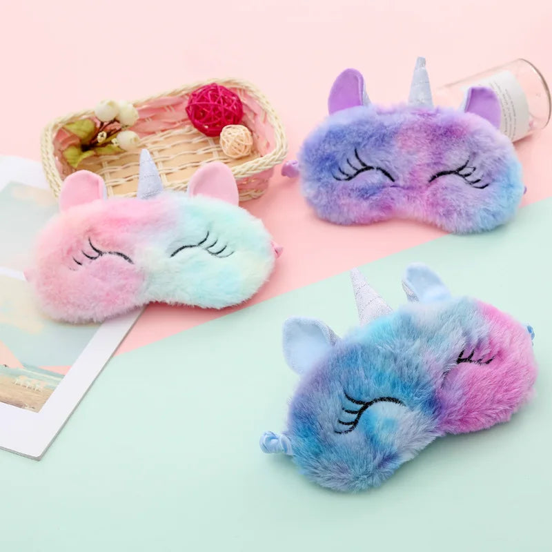Cartoon Unicorn Party Anime Sleeping Mask Kids Gift — product photo 2 of 6