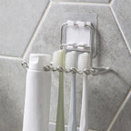 Stainless Steel Toothbrush Holder For Wall Mounted Bathroom — product photo 4 of 6