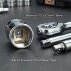 1/2" Hex Socket Set Cr-V Steel Mirror Polish — product photo 5 of 6