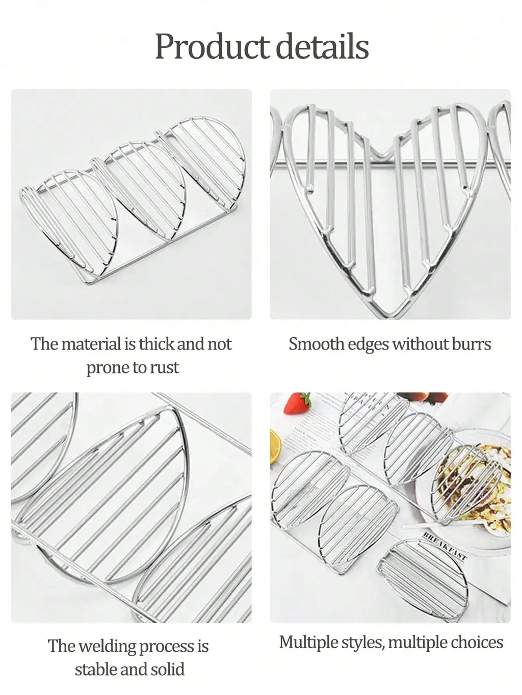 1pcs Taco Holder Stainless Steel Taco Holders — product photo 3 of 4