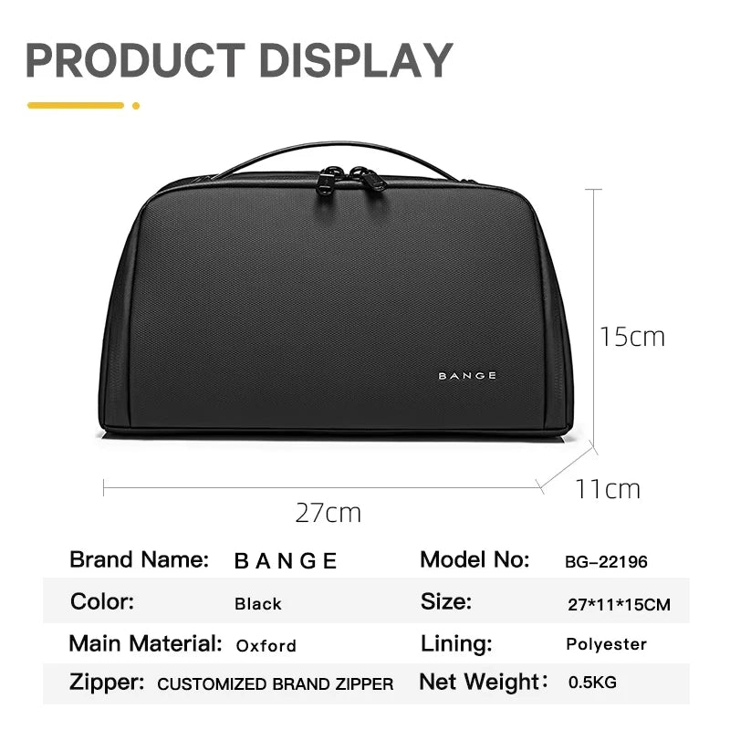 BANGE Travel Toiletry Bag Women Men Storage Bags — product photo 2 of 6