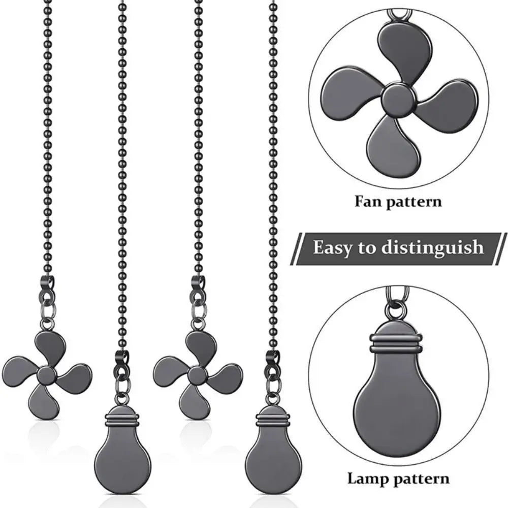 Fan Shape Ceiling Fan Pull Chain Light Shape — product photo 3 of 6