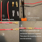 480pcs 2.8mm 4.8mm 6.3mm Male and Female Spade — product photo 5 of 6