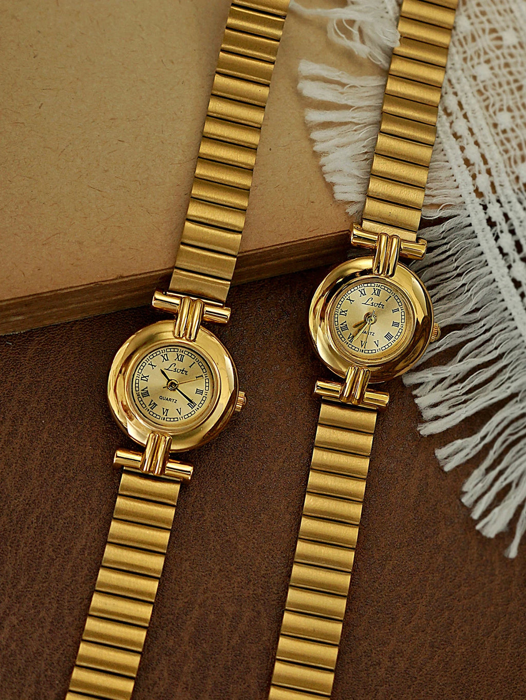 1 Piece French Retro Gold Small Dial Women's — product photo 3 of 6