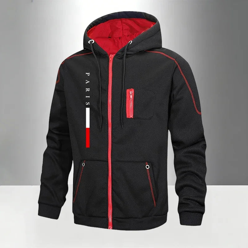 Autumn Winter Daily Casual Sports Tracksuit Outdoor Motorcycle — product photo 5 of 6