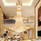 Luxury Crystal Chandelier 4-Layer for High Ceiling — main product photo