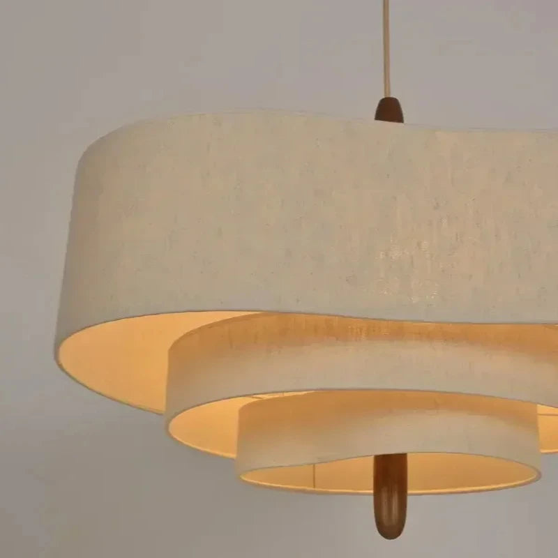 Japanese Wabi Sabi Cloth Pendant Light 15W — product photo 6 of 6